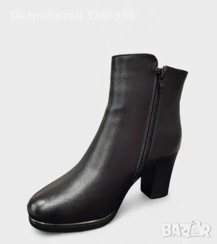 Дамски зимни боти на ток. , снимка 2 - Дамски боти - 48116808