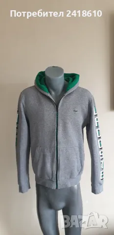 Lacoste Sport Full Zip Hoodie Mens Size 2 - XS - S ОРИГИНАЛ! Мъжка Качулка с цял цип!, снимка 8 - Суичъри - 49464605