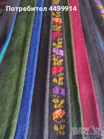 Стар вълнен бръчник,пищимал за носия, снимка 4 - Антикварни и старинни предмети - 52536523