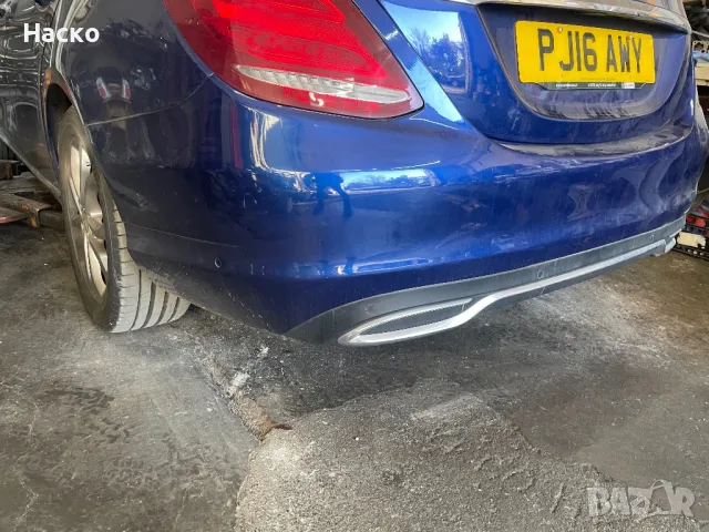 Задна броня за Mercedes W205 C class седан, снимка 2 - Части - 48460757