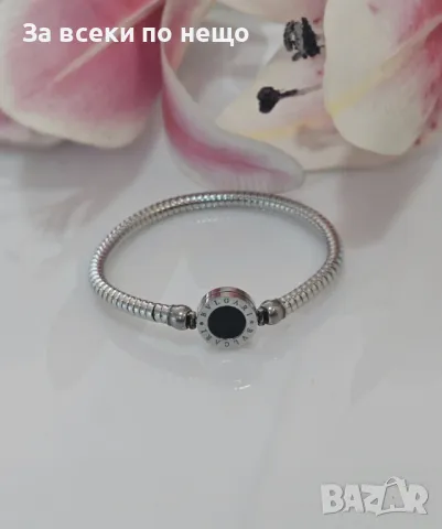 Bvlgari Дамска Твърда Гривна Луис Витон Медицинска Стомана - 3 Модела Код VL-55, снимка 4 - Гривни - 50337340