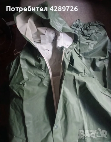 Дъждобран от PVC/полиестер от 2 части, снимка 2 - Други - 52350939