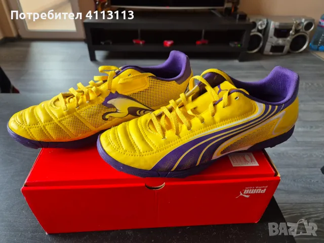 Puma V6 футболни обувки EU-46, снимка 4 - Футбол - 49514648