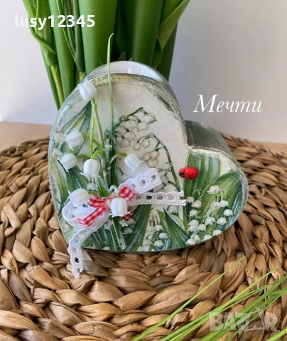 Свещник сърце-Момини сълзи!