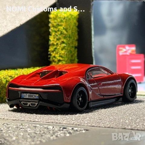 Hot Wheels Bugatti Chiron custom , снимка 4 - Коли, камиони, мотори, писти - 53326039