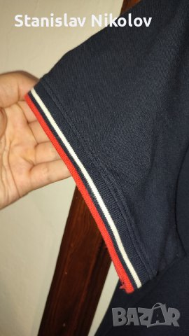 Тениска Tommy Hilfiger embroidered Blue/Red, size XL, снимка 5 - Тениски - 41491846