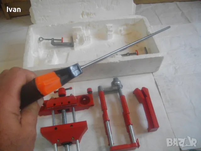 НОВ BESSEY ФРГ ТРИОН РЪЧЕН ПАСВАТЕЛ С МЕНГЕМЕ СТОЙКА ВЪРТЕЛИВА ФУНКЦИЯ 90 ГРАДУСА Старо качество, снимка 5 - Други инструменти - 47875831
