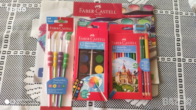 Нов Комплект за рисуване Faber Castell, снимка 1 - Ученически пособия, канцеларски материали - 44263286