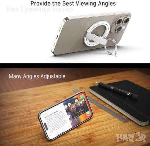 Нов Магнитен Държач за Всякакви Телефони - Мощен, Удобен, Стилен, снимка 2 - Селфи стикове, аксесоари - 44262228