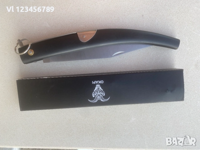 Сгъваем многофункционален нож OKAPI 15" 180х398 мм , снимка 7 - Ножове - 53776364
