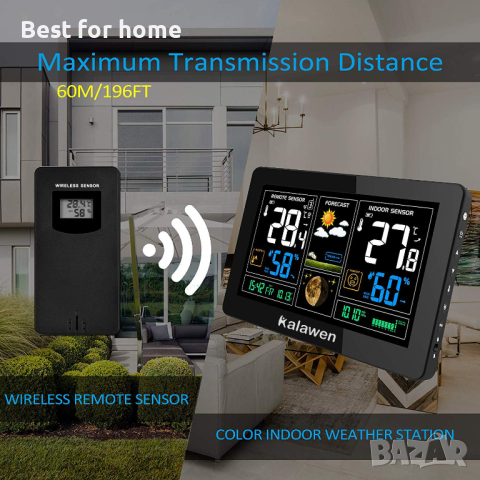 Метрологична станция 9-в-1 от Kalawen, снимка 3 - Друга електроника - 44767996