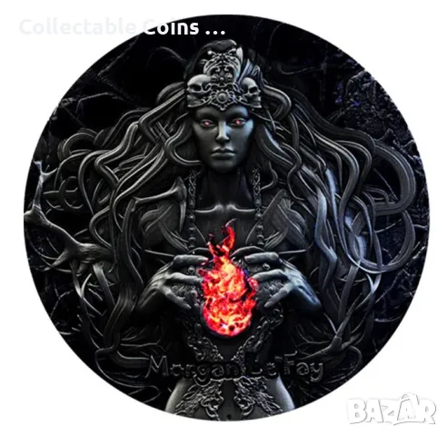 колекционерска сребърна монета МОРГАНА MORGANA