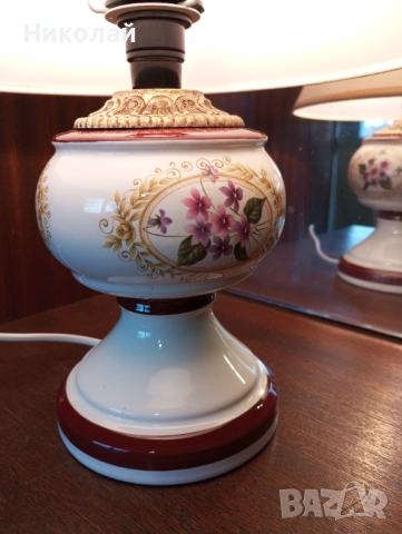 Порцеланова нощна лампа , снимка 7 - Антикварни и старинни предмети - 53107907