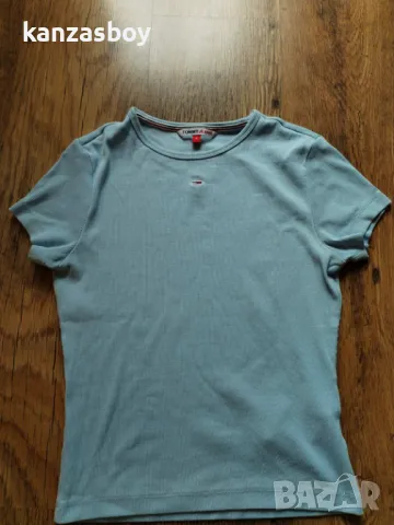 Tommy hilfiger Jeans - страхотна дамска тениска S КАТО НОВА, снимка 4 - Тениски - 50058784