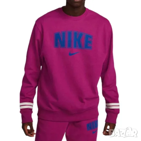 Оригинална мъжка блуза Nike Sportswear Fleece | M размер, снимка 1 - Блузи - 48789912