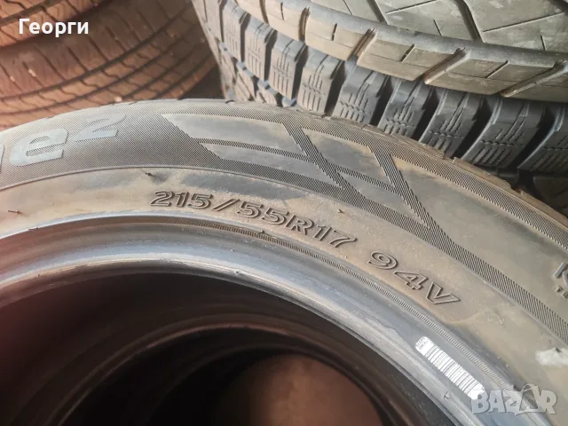 4бр.летни гуми 215/55/17 Hankook, снимка 4 - Гуми и джанти - 55811289