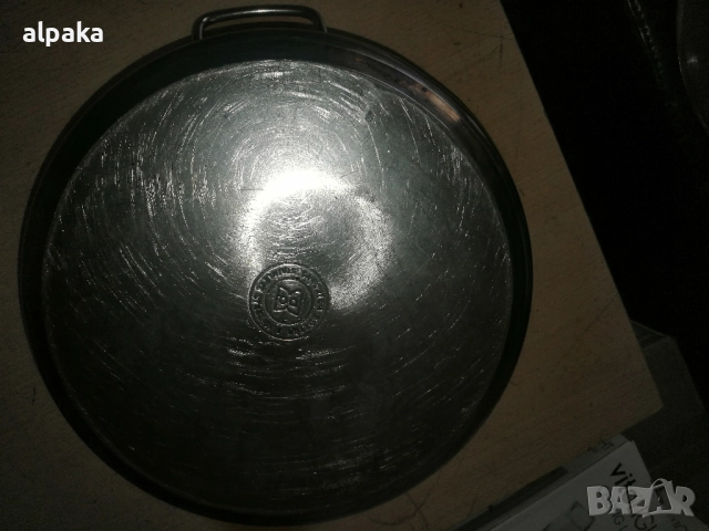 Продавам българска 9-литрова тенджера,алпака, дв.дъно - Хром Силистра, снимка 4 - Съдове за готвене - 51570844