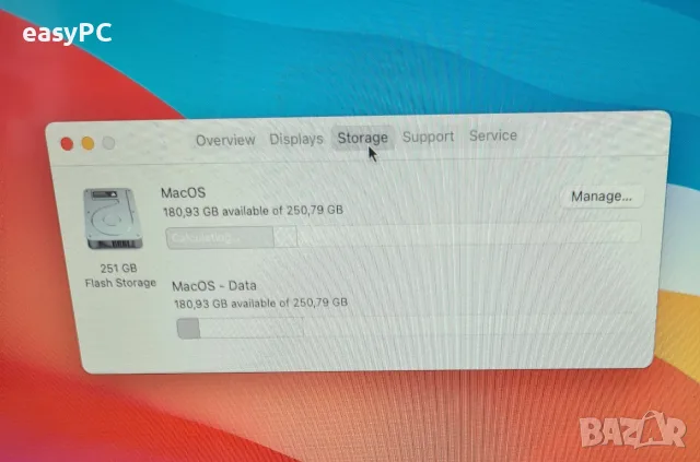 Apple Macbook Air A1389 Mid 2011 Intel Core i5-2557M, 4GB LPDDR3, SSD 256GB, снимка 8 - Лаптопи за дома - 55787354