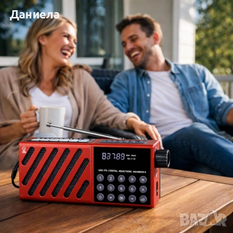 Радио със соларно зареждане JOC-6138REC-S с Bluetooth, мултифункционално и преносимо, снимка 4 - Радиокасетофони, транзистори - 53783210