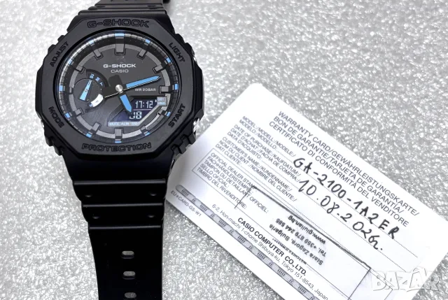 Като нов! С гаранция! Мъжки часовник Casio G-Shock - GA-2100, снимка 2 - Мъжки - 56066397