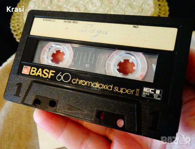 BASF аудиокасета с Saga и Rainbow, снимка 3 - Аудио касети - 35844941