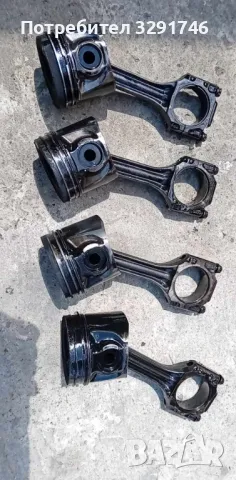 Бутала с биели комплет 4броя 90лв за Волксваген Голф 4 комби 1.9 дизел 90к.с 2000г 