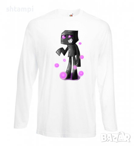 Мъжка тениска Enderman 2,Minecraft,Игра,Забавление,подарък,Изненада,Рожден Ден., снимка 3 - Тениски - 36494704