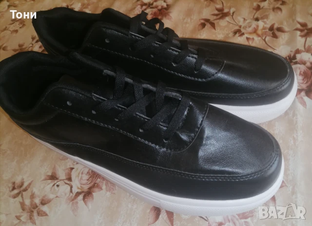 Нови Кожени Мъжки Маратонки 45 , снимка 13 - Маратонки - 51007877