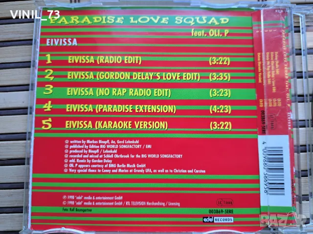 Paradise Love Squad Feat. Oli. P – Eivissa, снимка 3 - CD дискове - 50345422
