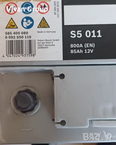 Акумулатор Bosch 85 Ah, снимка 3 - Аксесоари и консумативи - 48304233
