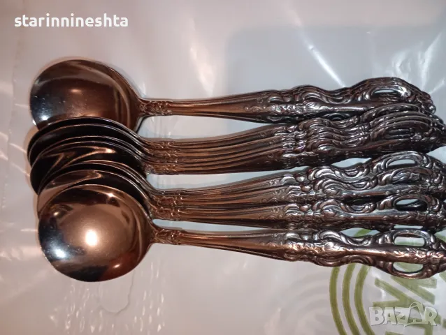 6 броя  Ретро Винтидж Неупотребявани Стари немски прибори старинни немски прибори за хранене , снимка 4 - Антикварни и старинни предмети - 48621493