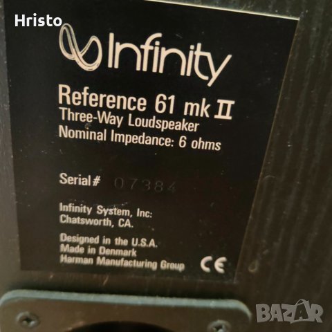 Тонколони INFINITY Reference 61 MkII, снимка 8 - Тонколони - 41507767