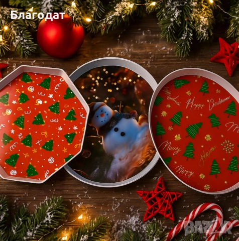 Практична Коледна табла с елхички, снимка 6 - Прибори за хранене, готвене и сервиране - 52421143