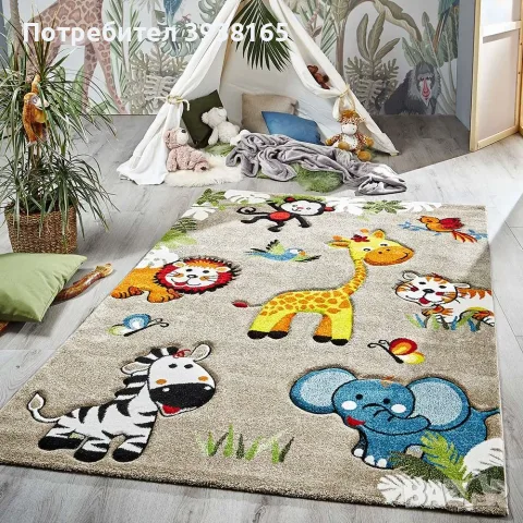 Детски килим Jungle, снимка 2 - Килими - 55809786