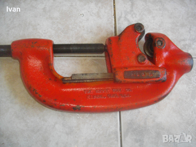 3 Цола Ридгид-Голям Тръборез-RIDGID  3 S-1-3"-Реже Масивни Водопроводни Тръби до 3 Цола-Почти Нов, снимка 9 - Други инструменти - 36237542