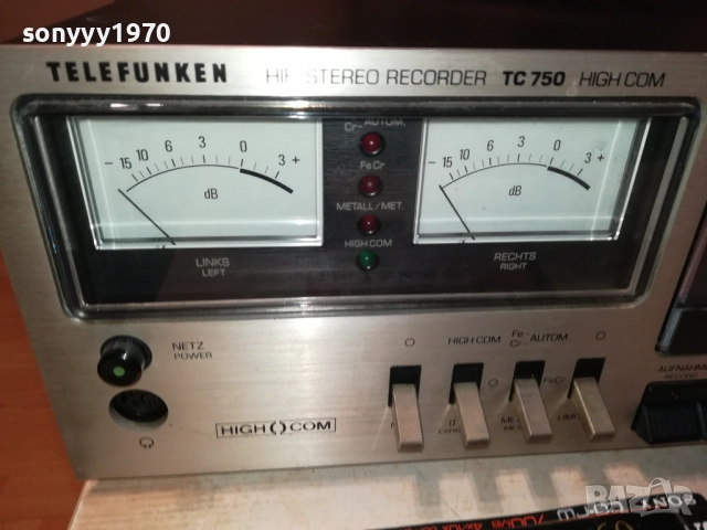 TELEFUNKEN TC 750 HIGH COM DECK 2 MOTORS-ВНОС SWISS 2009252202, снимка 5 - Декове - 51781936