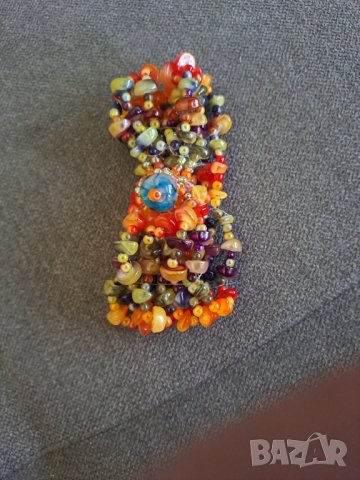 Комплект бижута от цветни мъниста, снимка 10 - Бижутерийни комплекти - 41862462