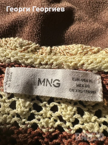 Уникална плетена рокля Манго, снимка 7 - Рокли - 50625681