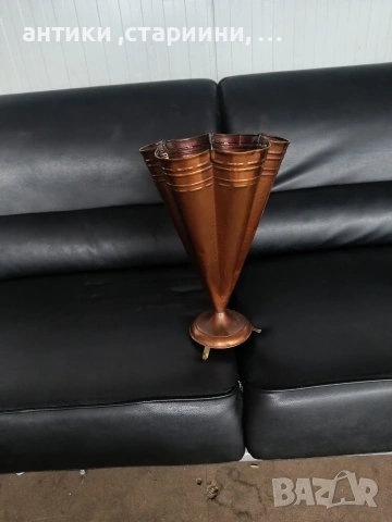 Медна поставка за чадъри , снимка 4 - Антикварни и старинни предмети - 53501822