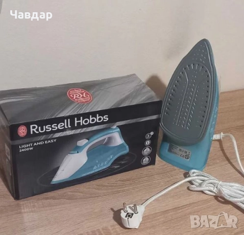 Парна ютия Russell Hobbs 2400 W, снимка 2 - Ютии - 51667356