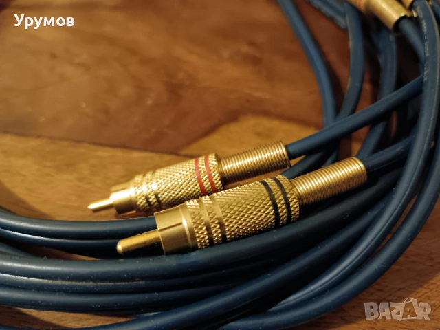 Аудио кабел Freitag 54821 Profi – позлатени чинчове, снимка 3 - Други - 52239487