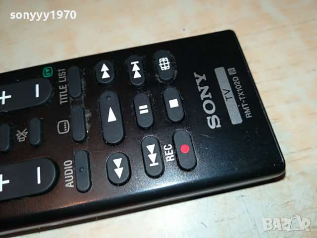 SONY RMT-TX102D NETFLIX REMOTE-ВНОС FRANCE 2303222025, снимка 9 - Дистанционни - 36211076