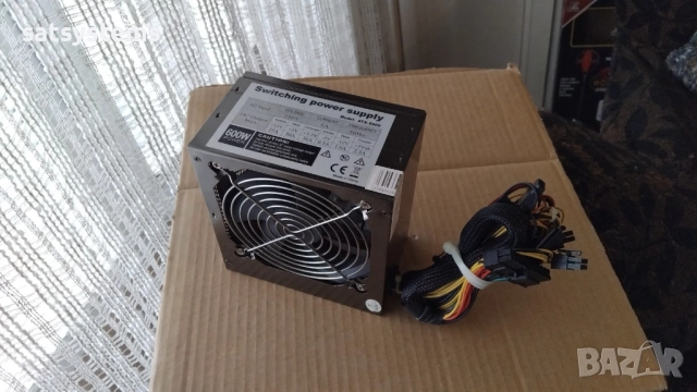 Компютърно захранване 600W Golden Field ATX-S600 Switching Power Supply 120mm FAN, снимка 11 - Захранвания и кутии - 52186960