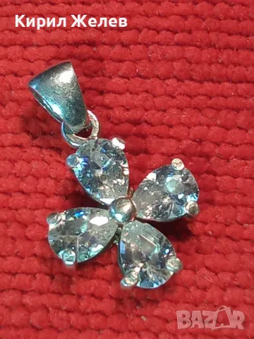 КРАСИВ СКЪПОЦЕНЕН СРЕБЪРЕН ПЕНДАНТ СРЕБРО 925 с БЛЕСТЯЩ ЮВЕЛИРНО ФАСЕТИРАН ФИАНИТ 50172, снимка 10 - Колиета, медальони, синджири - 50056798