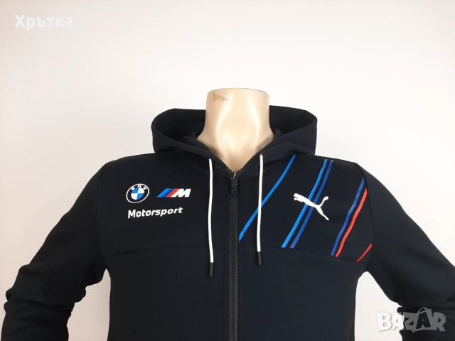 Puma BMW Motorsport Team Hoodie - Оригинално мъжко горнище, снимка 6 - Спортни дрехи, екипи - 52666845