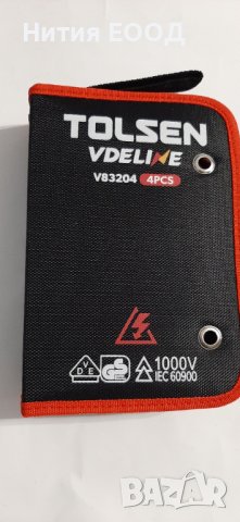 Комплект изолирани клещи Tolsen VDE, 1000V, 4 бр., снимка 10 - Клещи - 41415107
