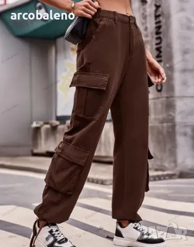 Нов дамски ежедневен панталон със свободен дизайн, 5цвята , снимка 8 - Панталони - 48816749