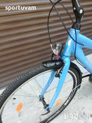 НОВ Дамски Градски велосипед 28'' Street Trekking Lady, Небесно син - Стилен и практичен за града!, снимка 12 - Велосипеди - 40668889