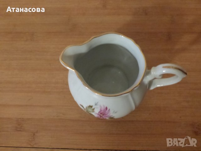 Каничка за мляко латиера български порцелан Коста Йорданов Видин 1960 г, снимка 6 - Аксесоари за кухня - 44202680