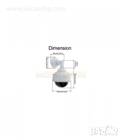 ФАЛШИВА ОХРАНИТЕЛНА КАМЕРА ЗА ВЪНШЕН МОНТАЖ - код 0376, снимка 5 - Други - 34085840